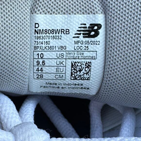 New Balance Unisex NB Numeric Tiago Lemos 808 Mens Size 10 Sneakers White New - Picture 9 of 14